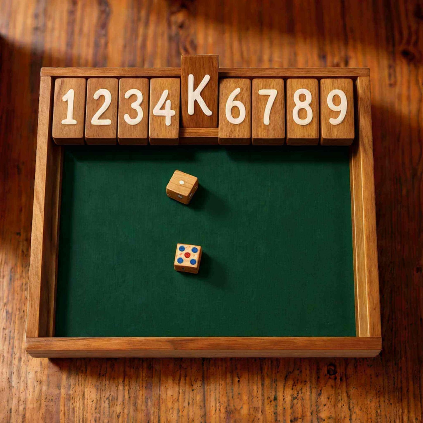 Jeu de société en bois ferme la boîte