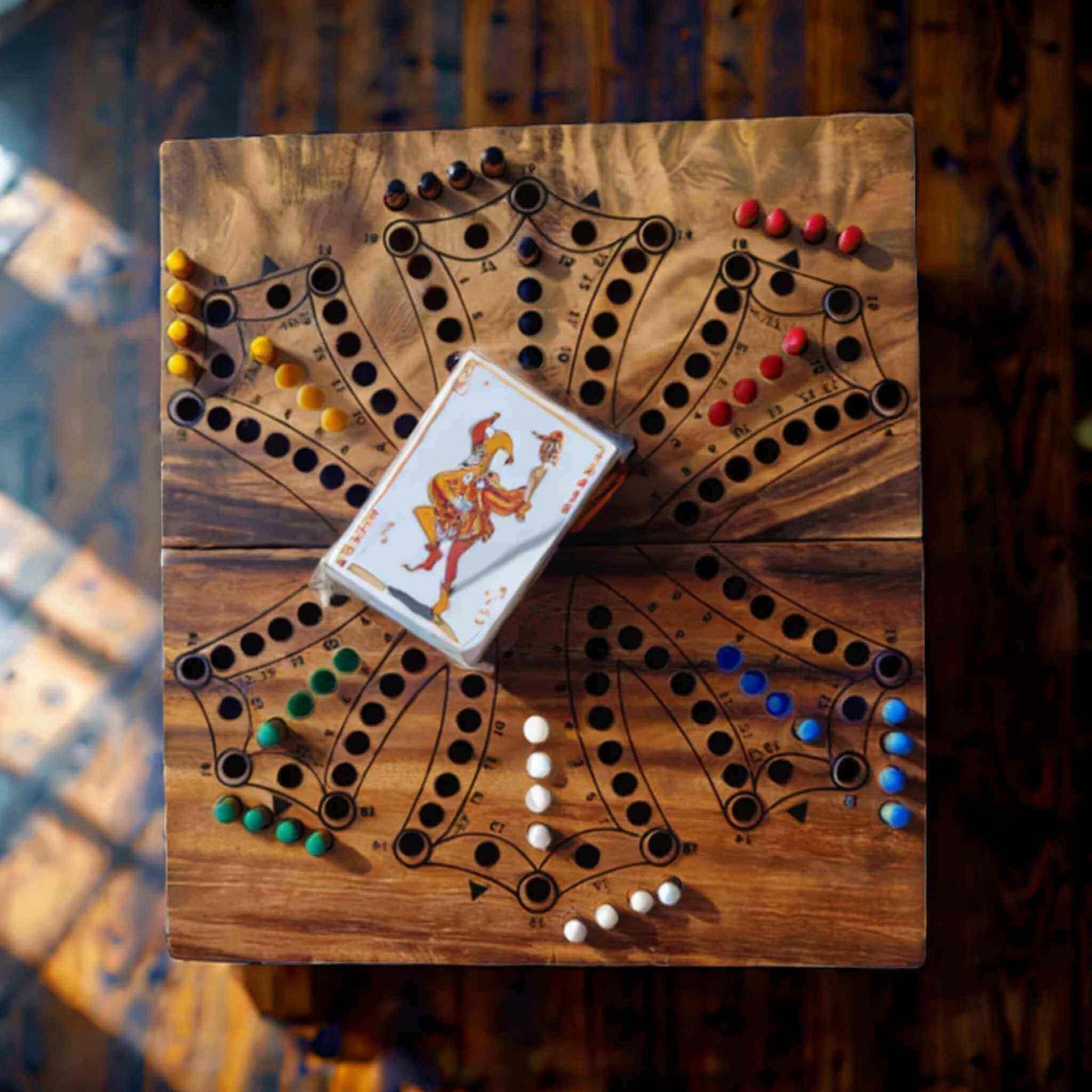 jeu de tock en bois à 6 Natur Ludic