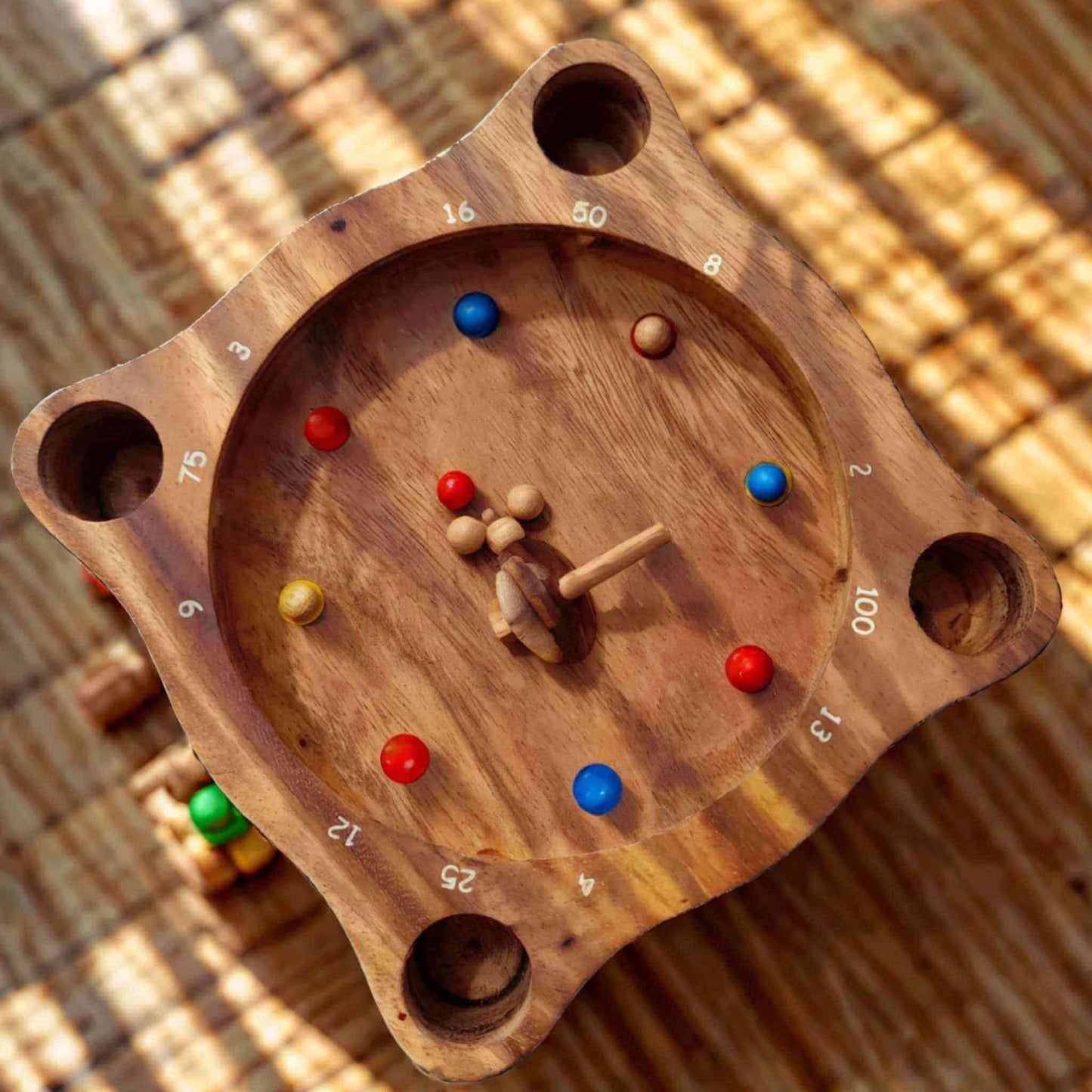 jeux en bois la roulette folle