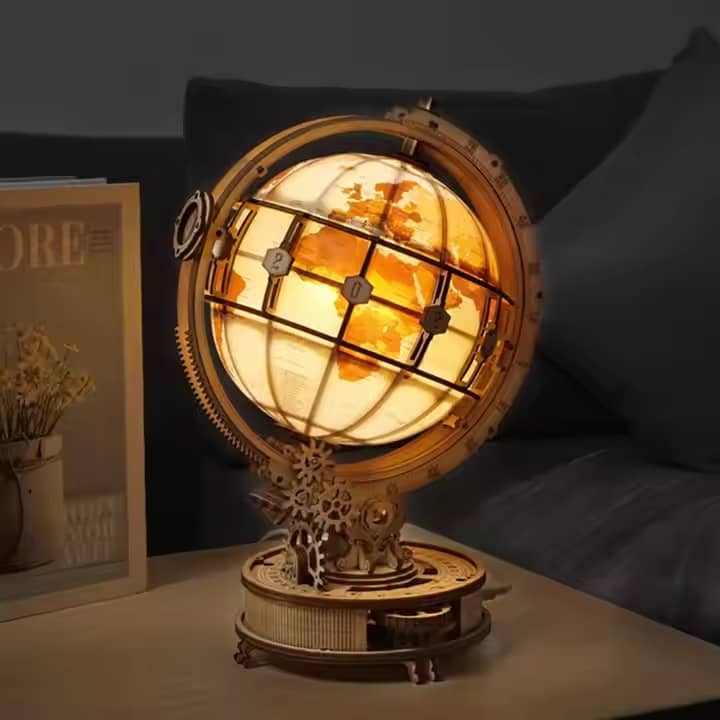 Puzzle 3D Globe Lumineux à LED