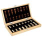 Jeu d'échecs pliable en bois magnétique