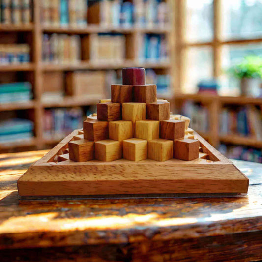 casse-tête en bois pyramide de Khéops