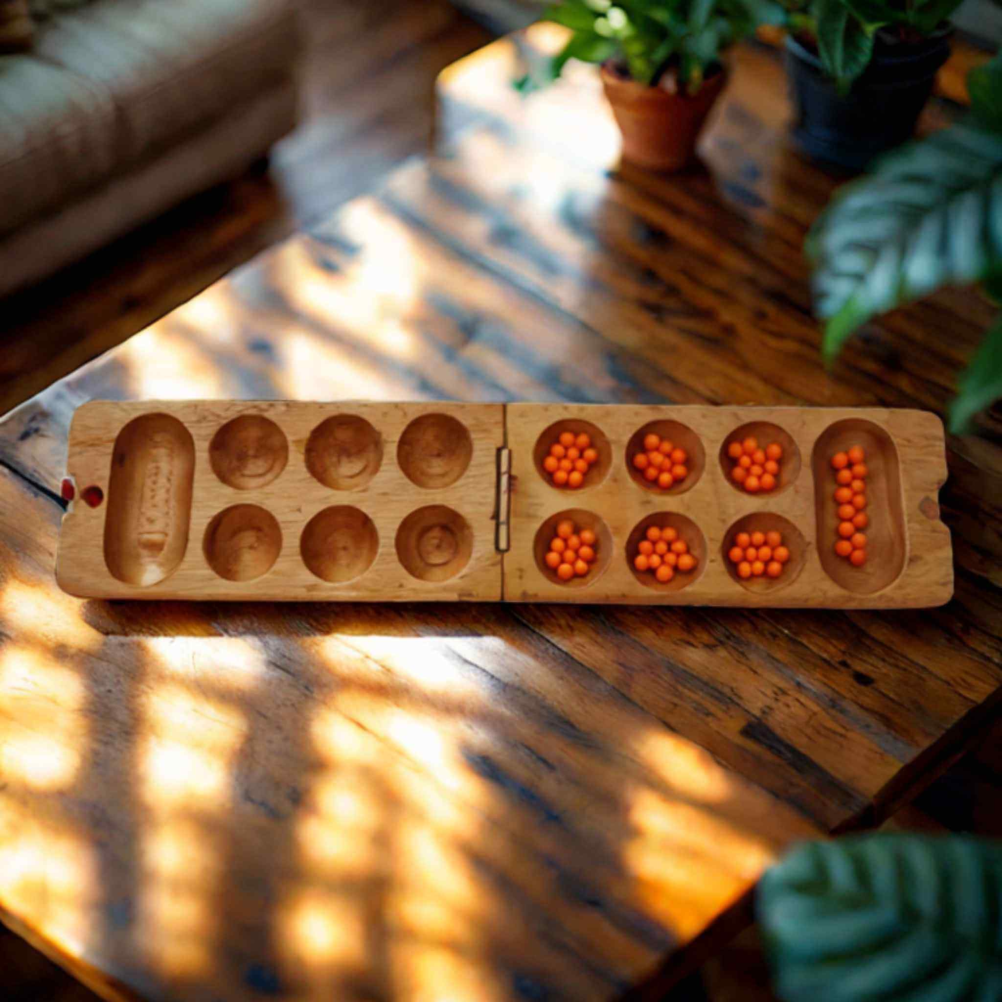 Kalaha Awalé Pocket - Jeu traditionnel africain en bois | Natuc Ludic ...